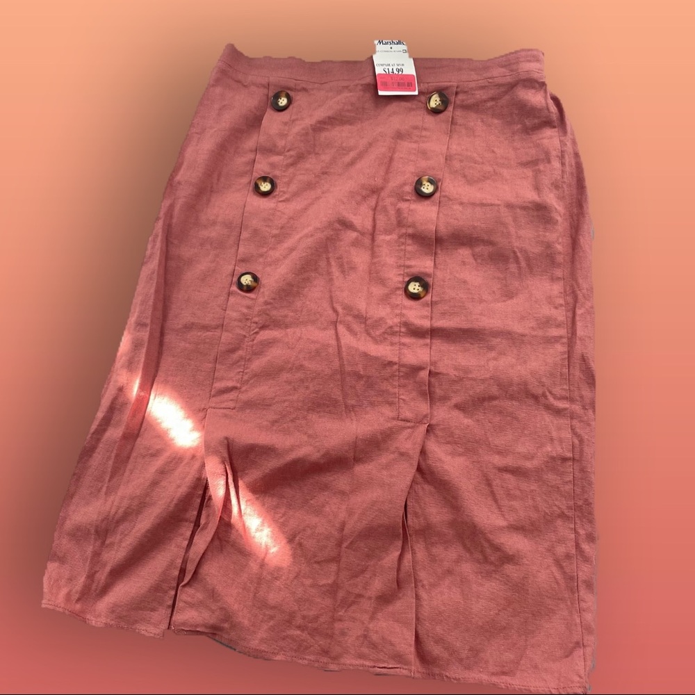 NWT MONTEU MIDI SKIRT